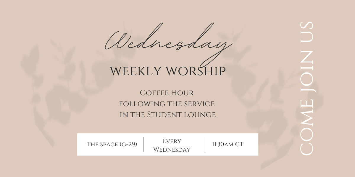 Wednesday Weekly Worship