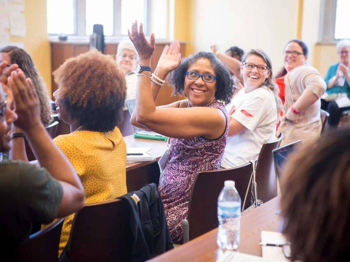 community members  in a workshop 