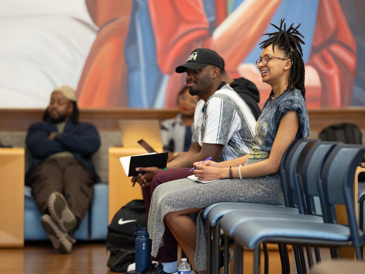 Students sitting in a seminar